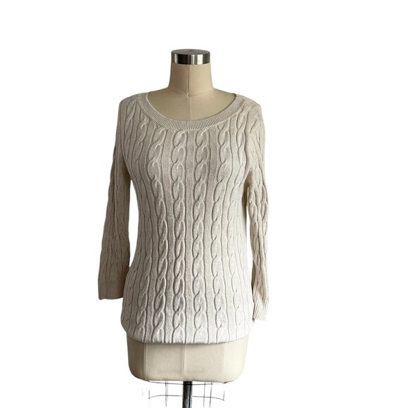 LOFT Cable Knit Sweater Top - S - Picture 1 of 7